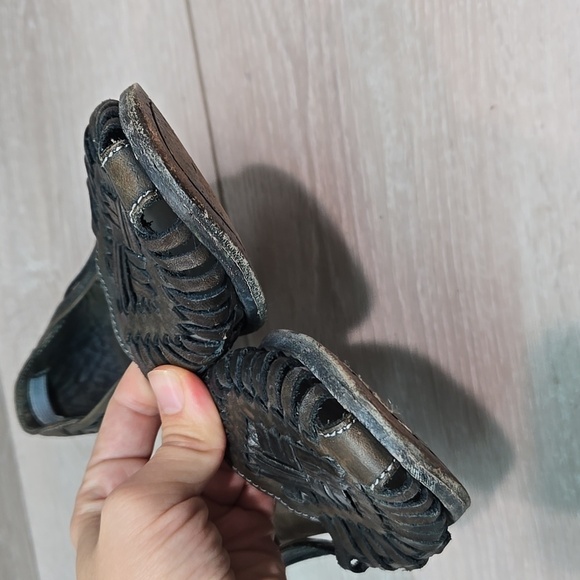 Frye Women Leather 73216 Loafer boho slip on shoes sz 8B - Picture 4 of 10